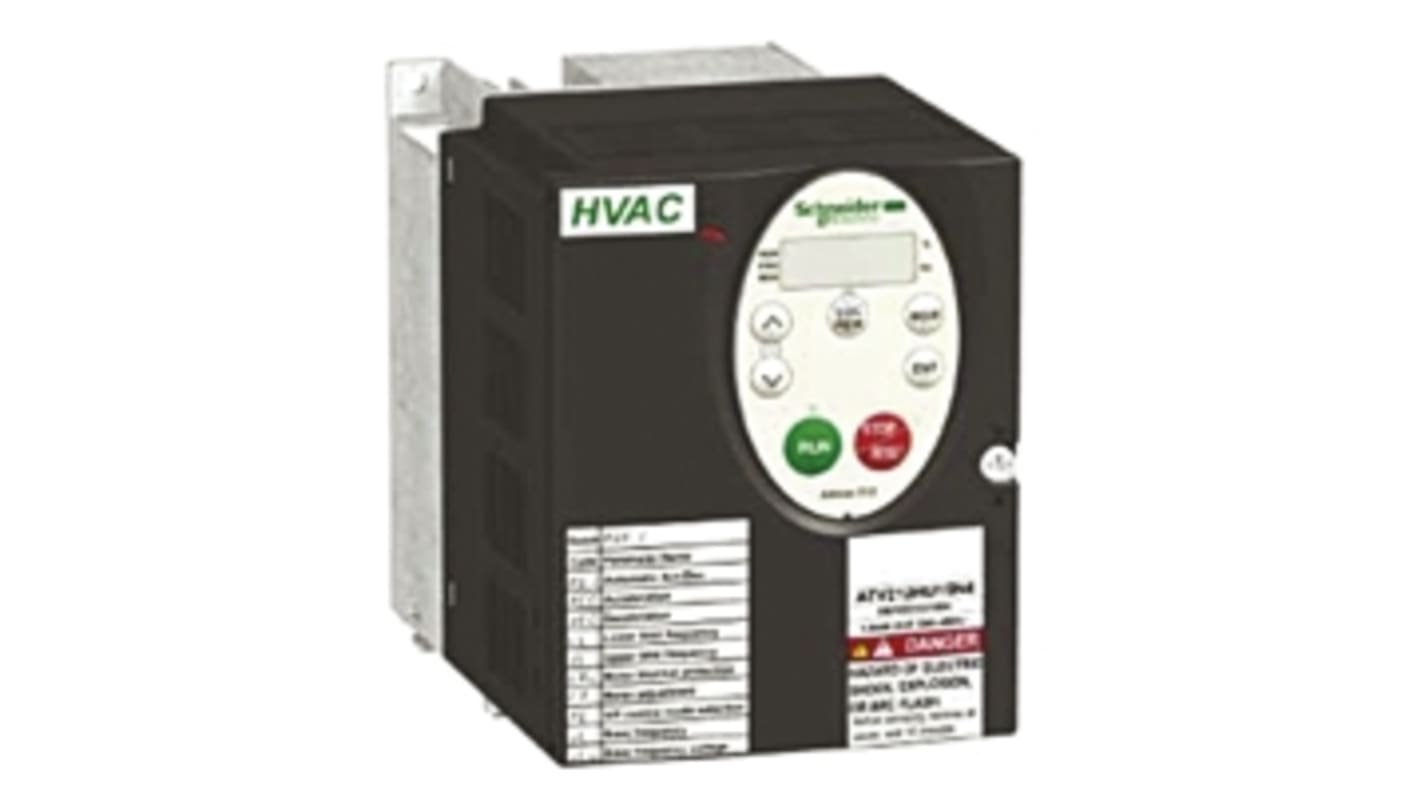 Rs-Online Inverter Schneider Electric 1 5 kW 230 V c.a. 3 fasi 0 → 200Hz