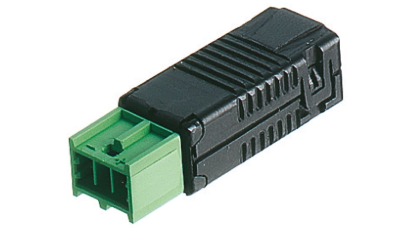 Wieland BST14i Series Connector, 2-Pole, Male, Cable Mount, 3A, IP20