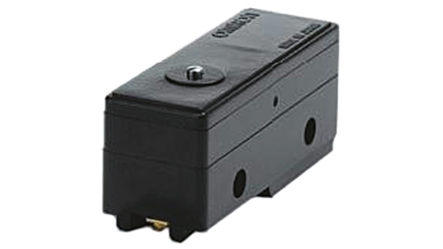 Omron Plunger Limit Switch, NO/NC, IP62, SPDT, Thermosetting Resin Housing, 500V ac Max, 15A Max