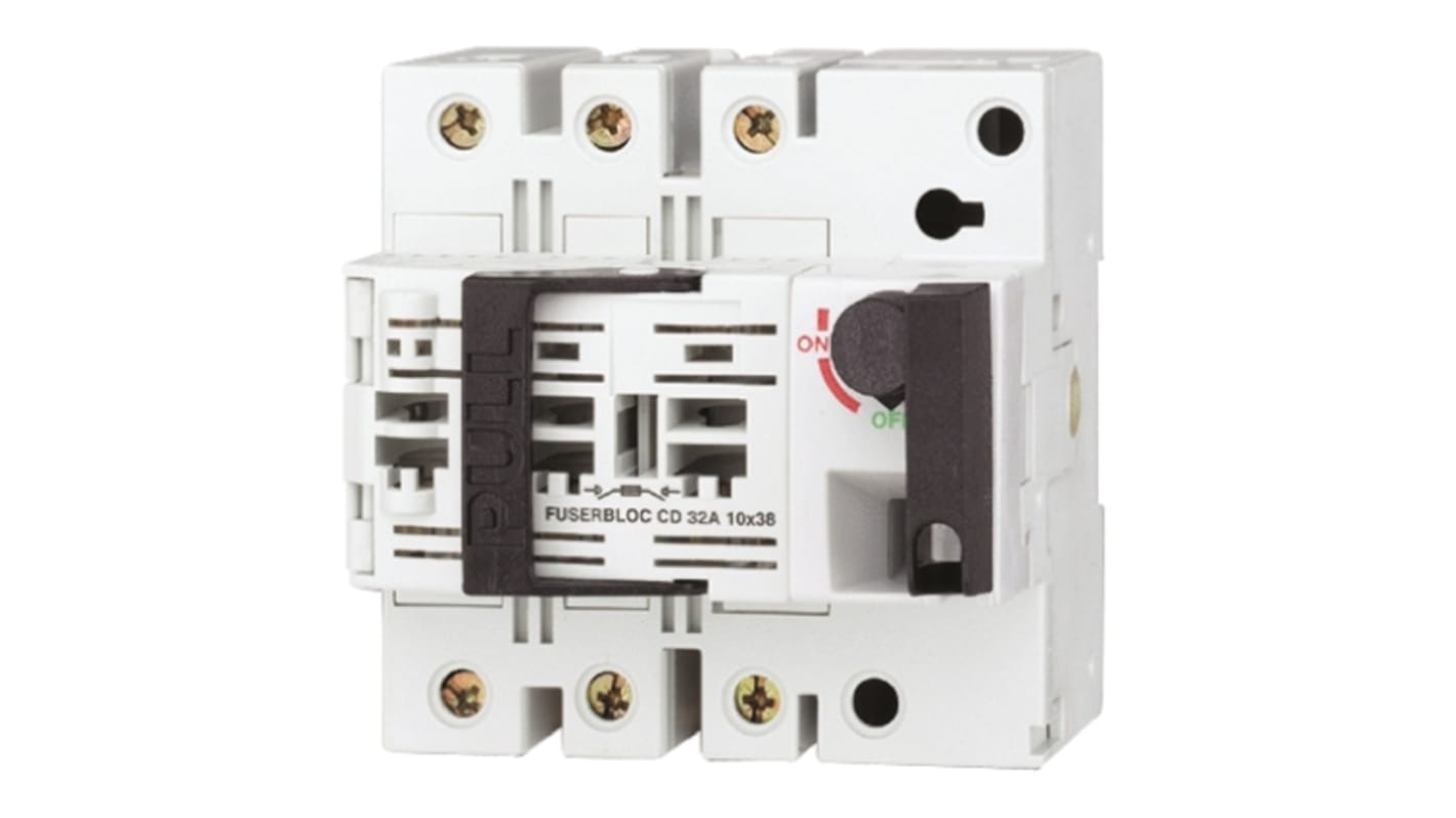 Socomec Fuse Switch Disconnector, 3 Pole, 25A Max Current