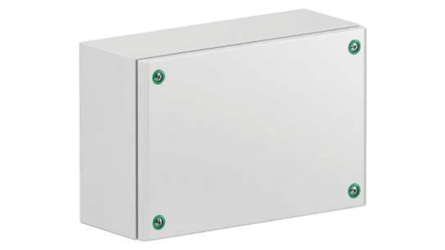 Contenitore a parete con portello Piatta Schneider Electric in Acciaio 400 x 800 x 120mm, col. Grigio, IP66