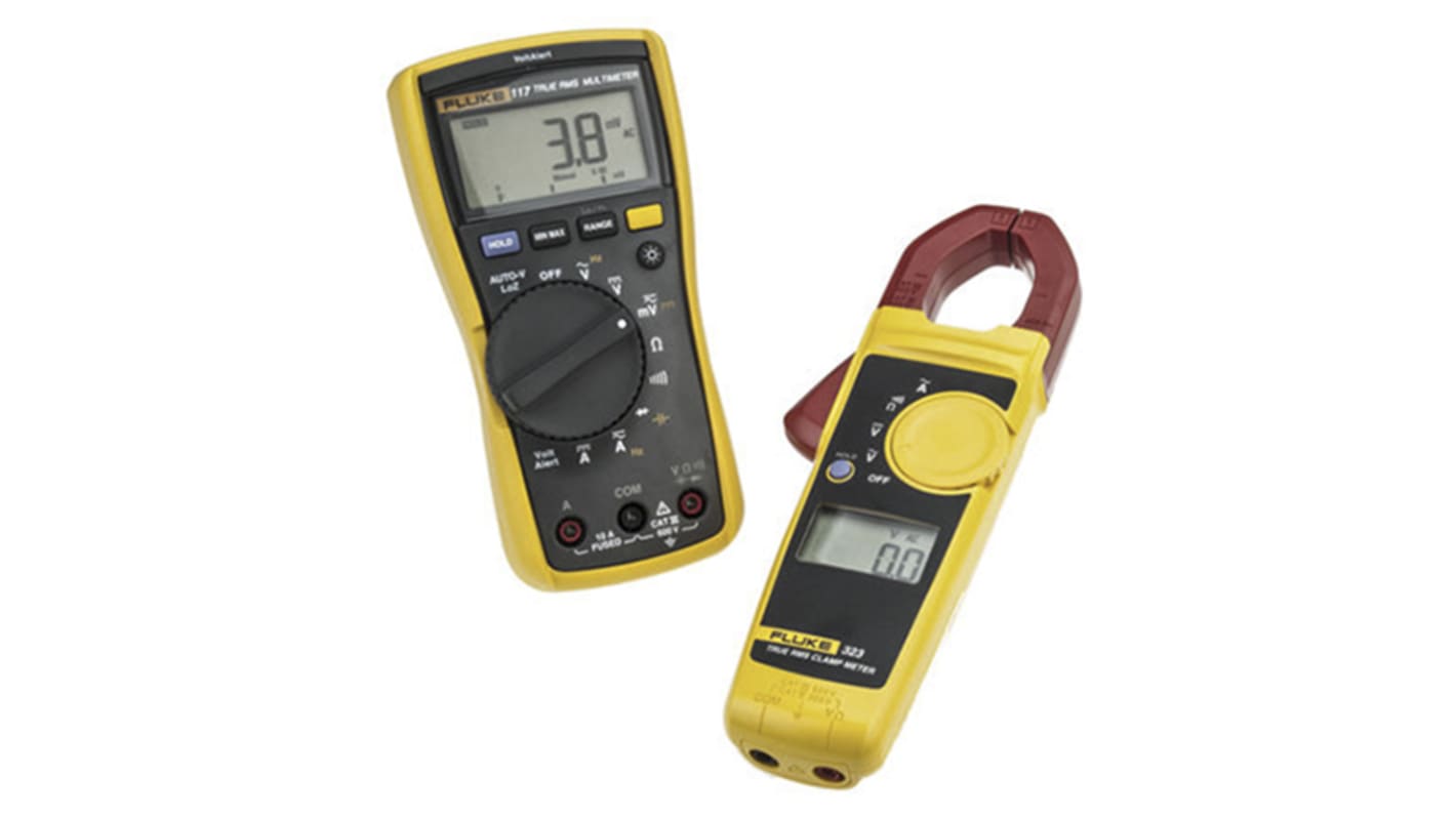 Fluke 117 + 323 IMSK Multimeter Industrie, DKD/DAkkS-kalibriert