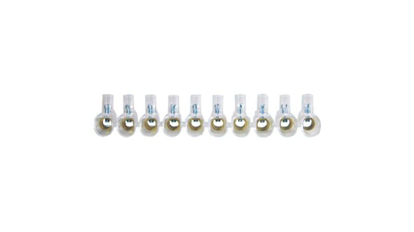 Morsetto senza fusibile RS PRO, 10 vie, passo 22mm, per cavi 16 mm²