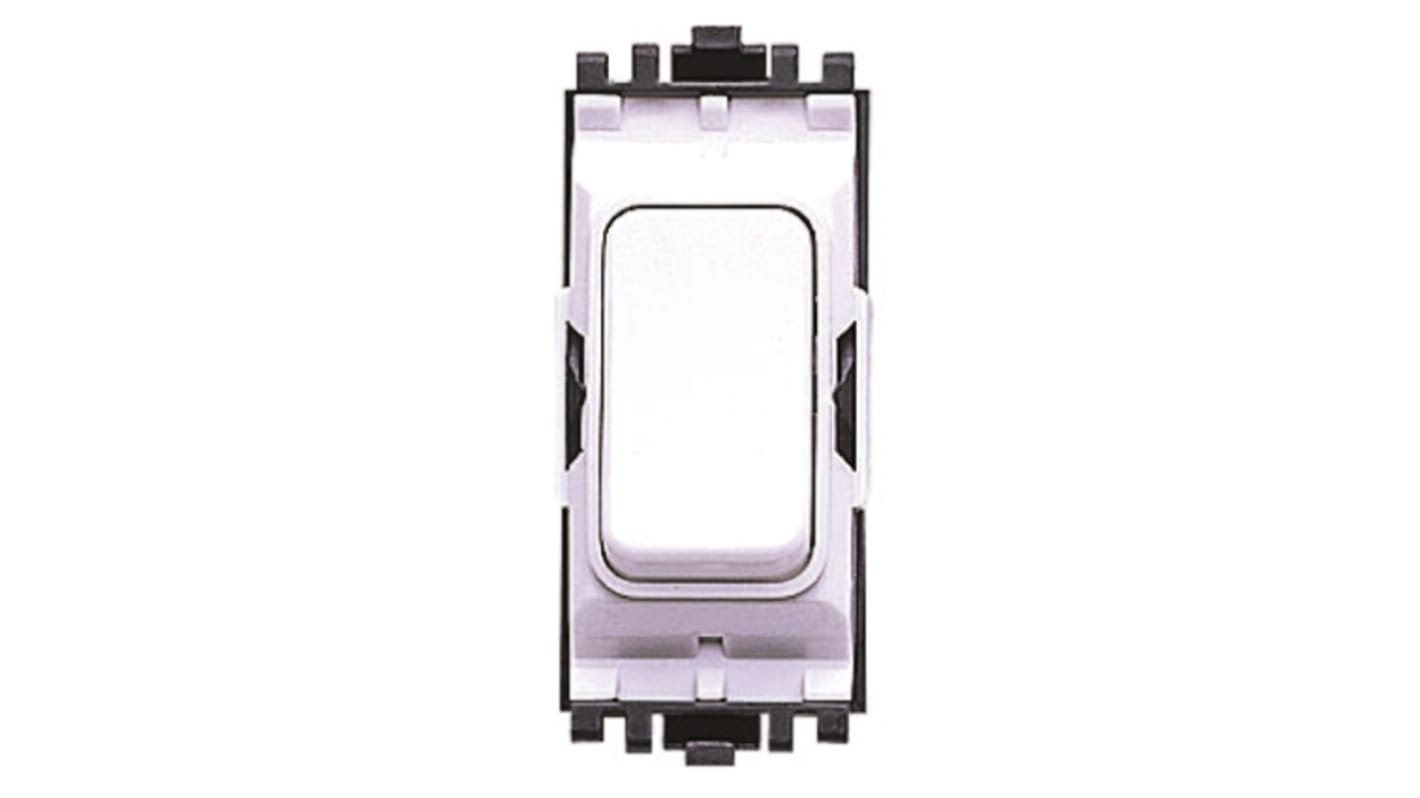MK Electric 2 Way White Rocker Switch Grid Module 10A, Arteor Series