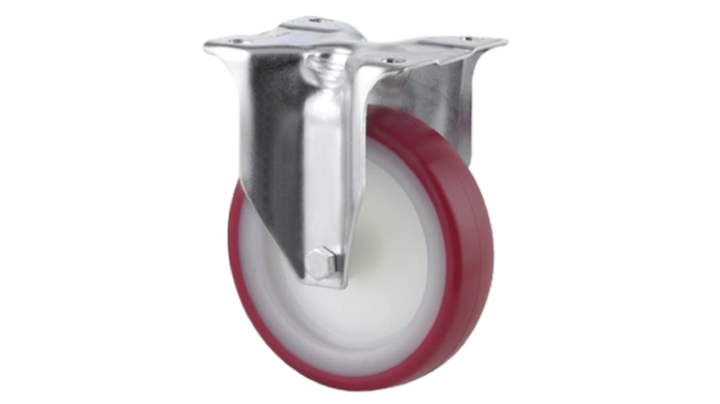 Tente Fixed Castor Wheel, 700kg Capacity, 200mm Wheel