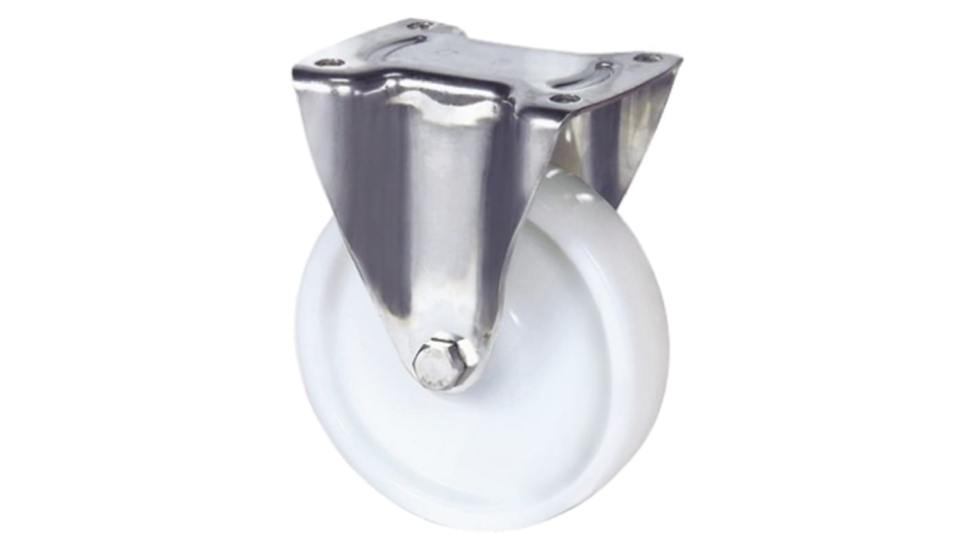 Tente Fixed Castor Wheel, 250kg Capacity, 125mm Wheel