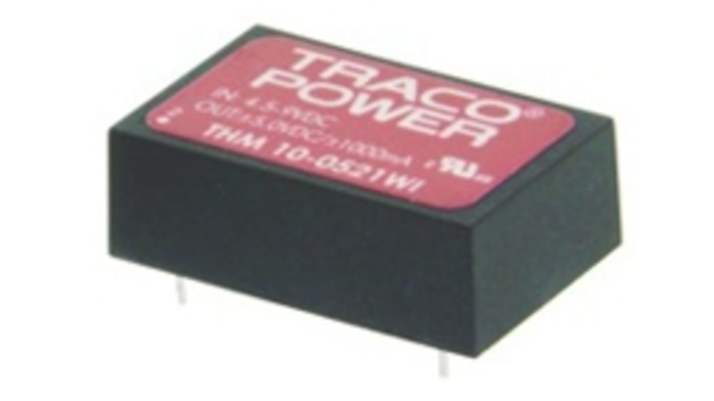 TRACOPOWER DC-DC átalakító, KI: ±15V dc, ±333mA / 10W, BE: 4,5 → 9 V DC