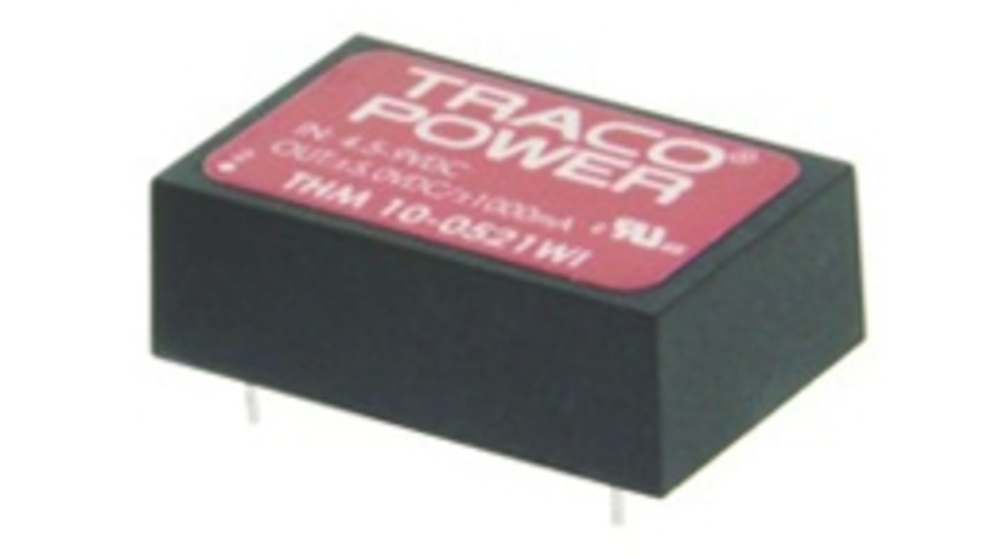 TRACOPOWER THM 10WI DC/DC-Wandler 10W 48 V dc IN, 5V dc OUT / 2A Durchsteckmontage 5kV ac isoliert