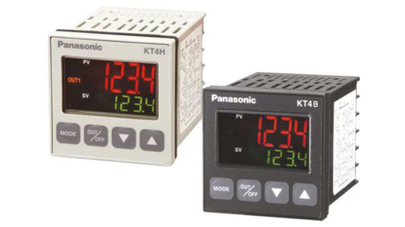 Panasonic PID控制器, KT4H系列, 100 → 240 V 交流电源, 继电器输出, 48 x 48mm