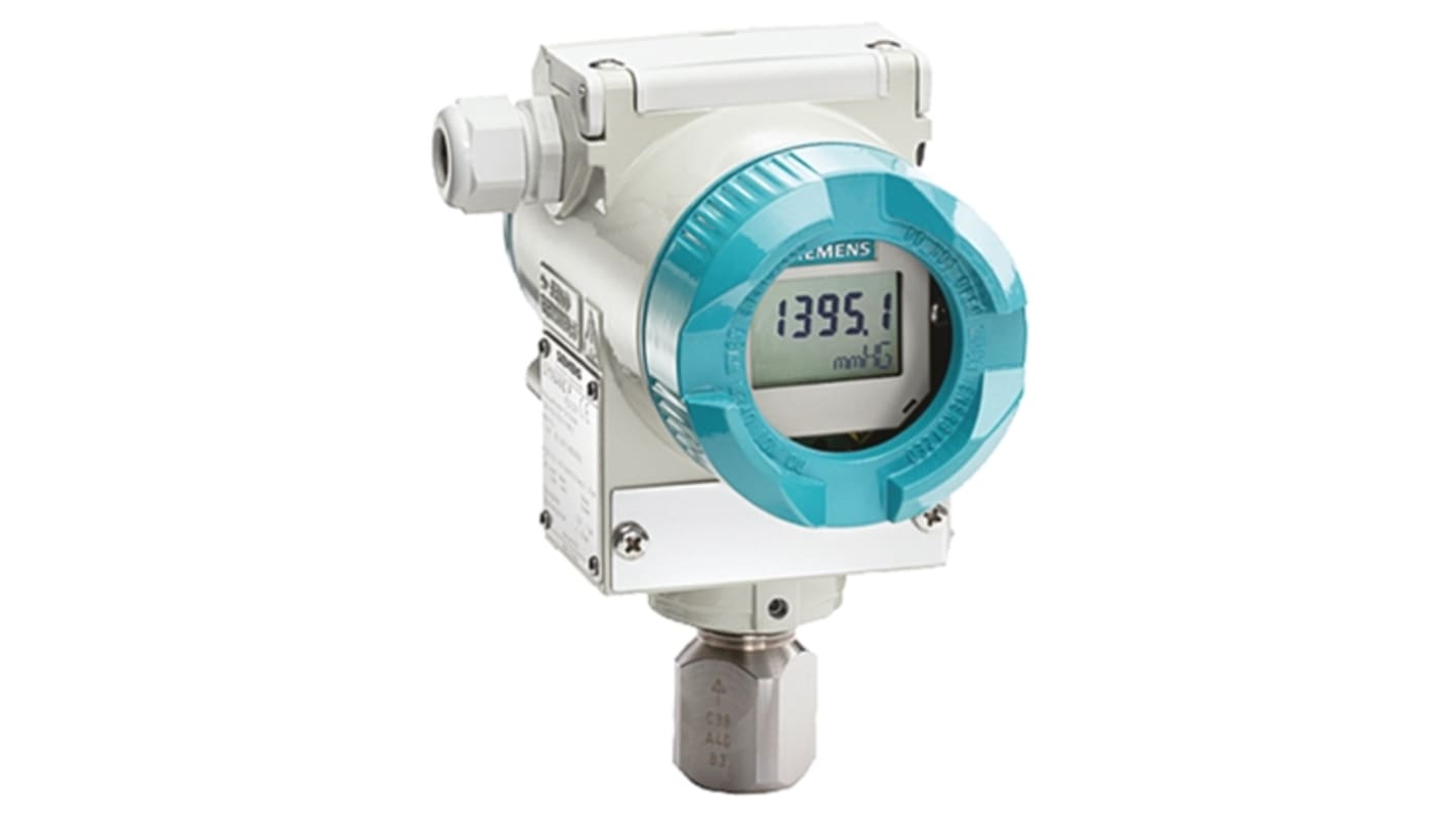 Siemens Pressure Sensor, 0.04bar Min, 4bar Max, Current Output, Relative Reading