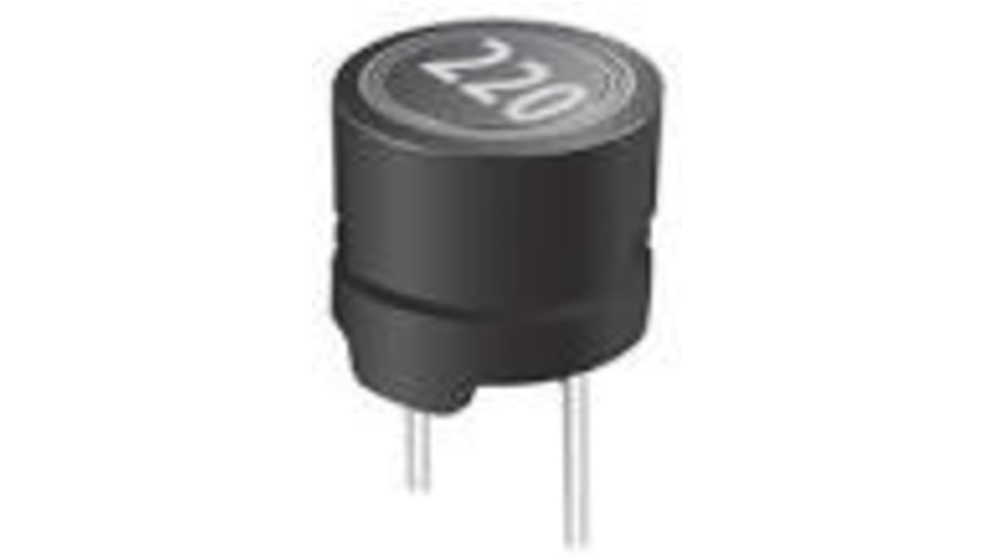 Bourns 2.2 mH ±10% Ferrite Radial Inductor, Max SRF:1MHz, Q:110, 160mA Idc, 7.56Ω Rdc