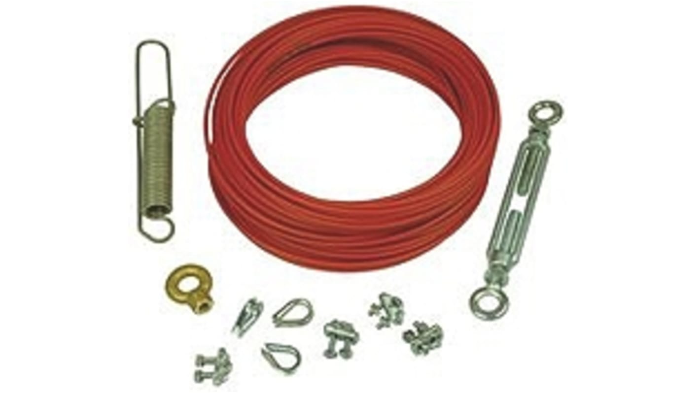 Rope Pull Kit XY2CZ9350, pro použití s: Tahový lankový spínač XY2C Telemecanique Sensors 50m