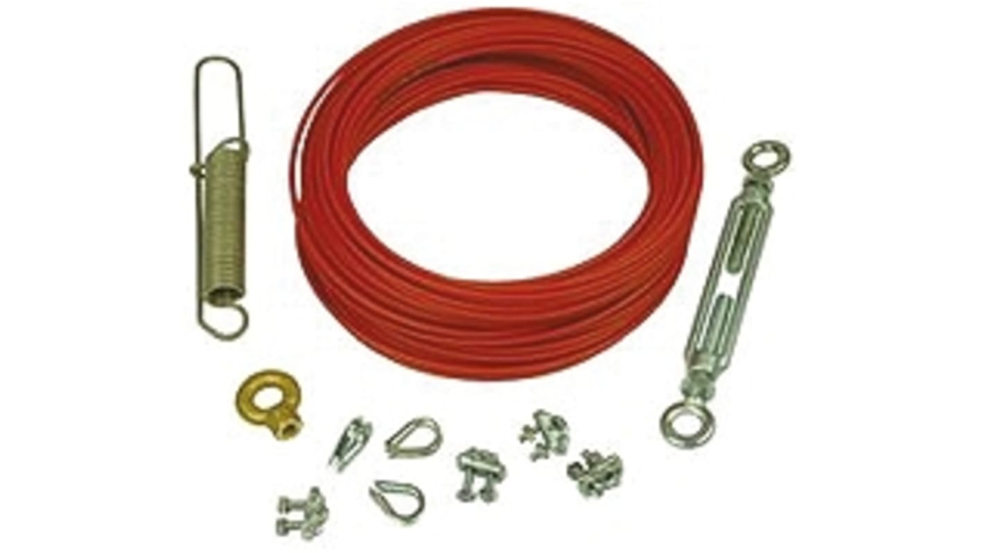Rope Pull Kit XY2CZ9325, pro použití s: Tahový lankový spínač XY2C Telemecanique Sensors 25m