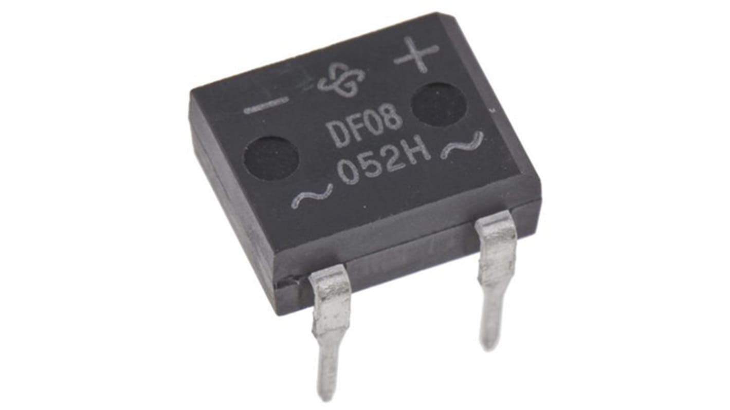 Vishay Bridge Rectifier, 1A, 200V, 4-Pin