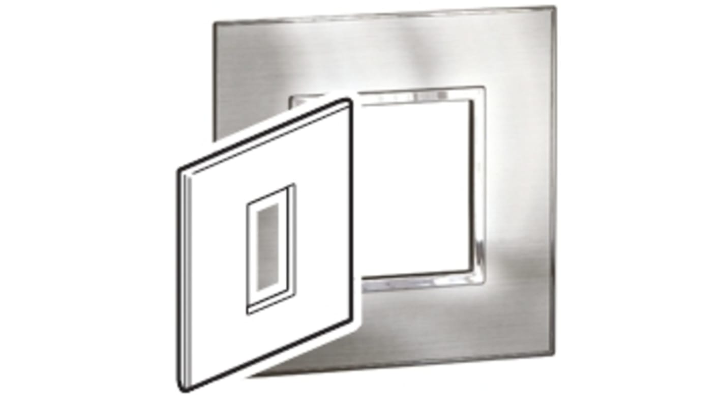 Legrand Silver 1 Gang Light Switch Cover