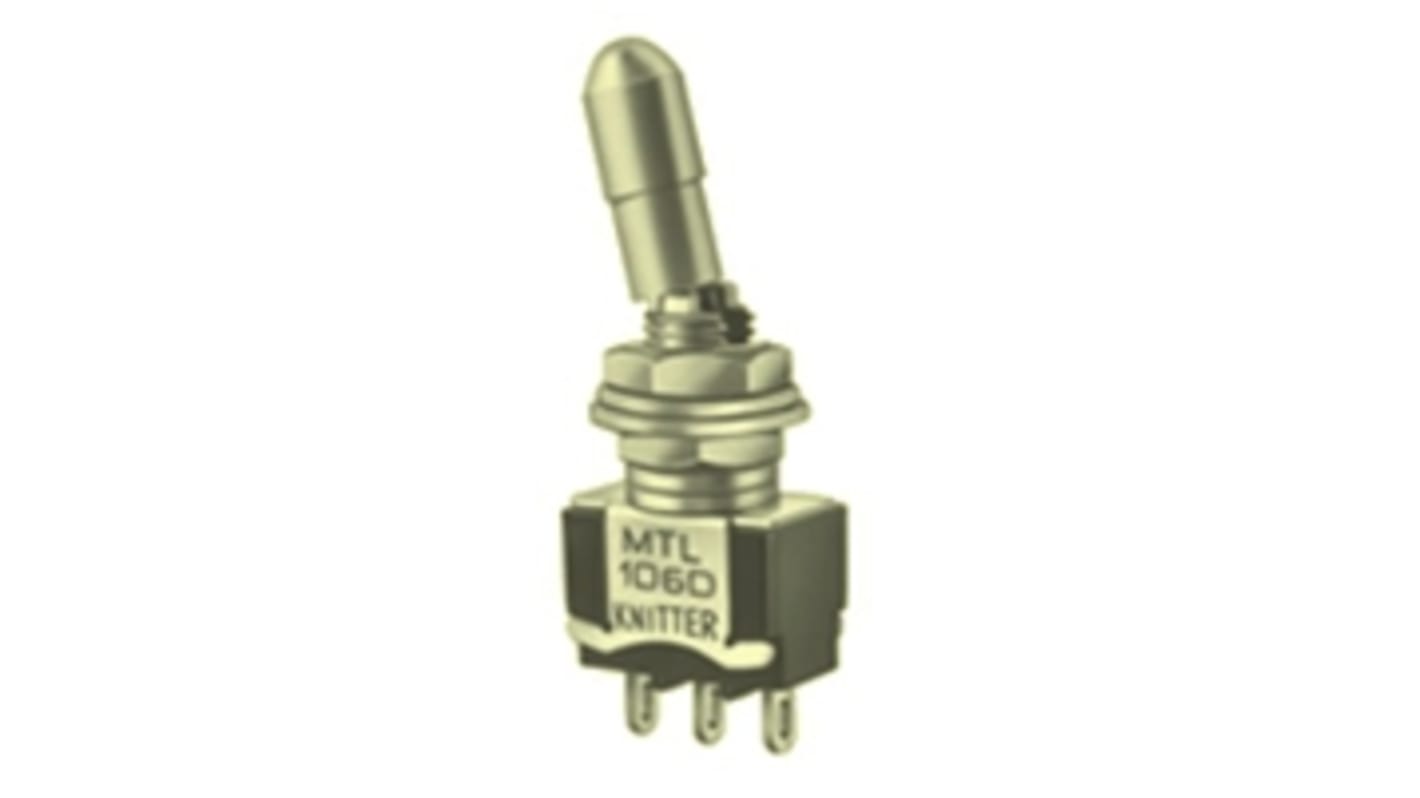 【当店限定販売】 MTL A 4 SPDT, On-On, トグルスイッチ, KNITTER-SWITCH | D 106 その他