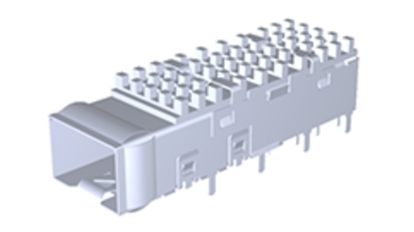 TE Connectivity SFP+ Cage Assembly with Heatsink, 2007464-1