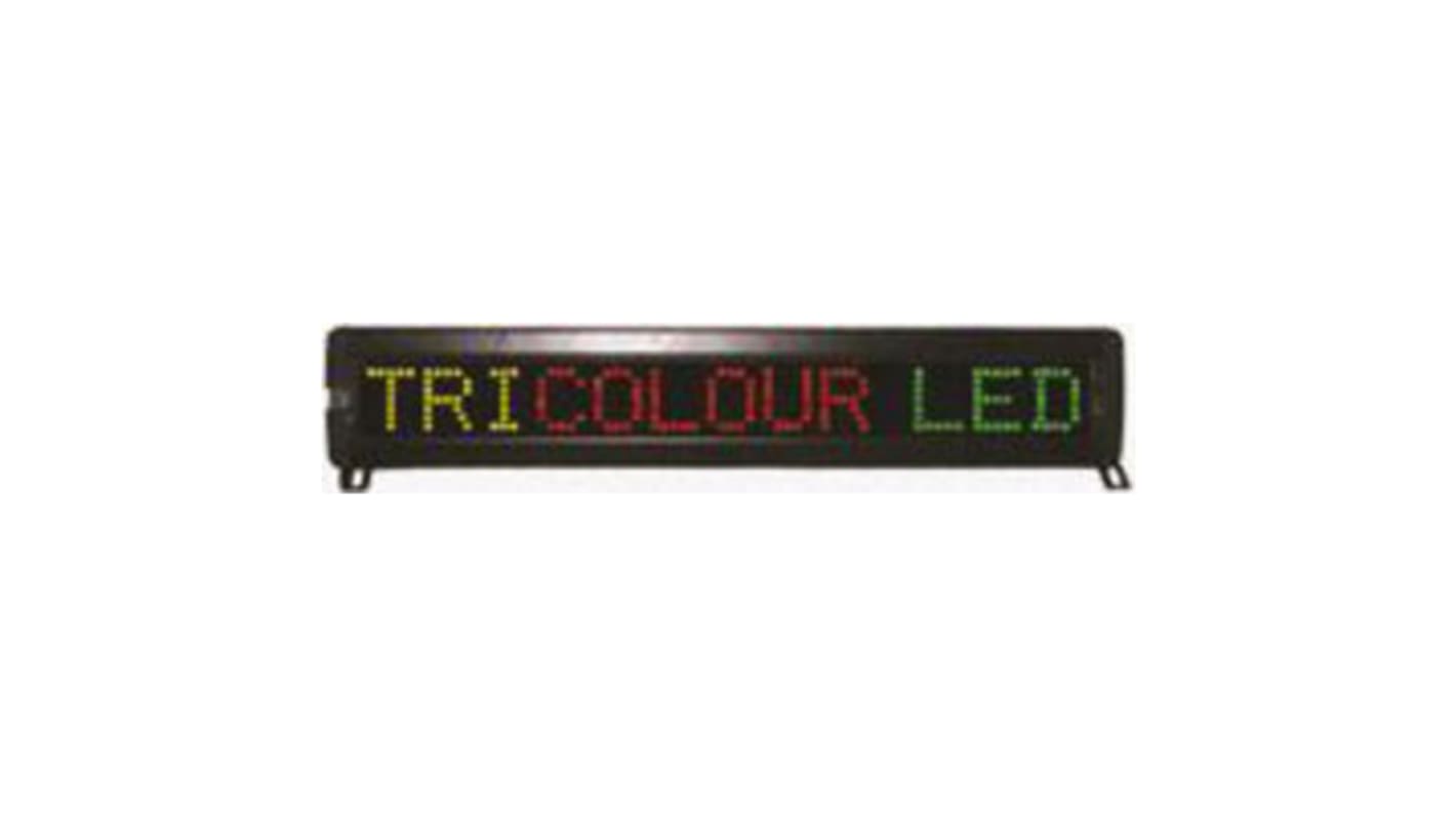 Display LED, matriz de puntos Messagemaker Displays de 14 caract., Verde, Rojo, Amarillo