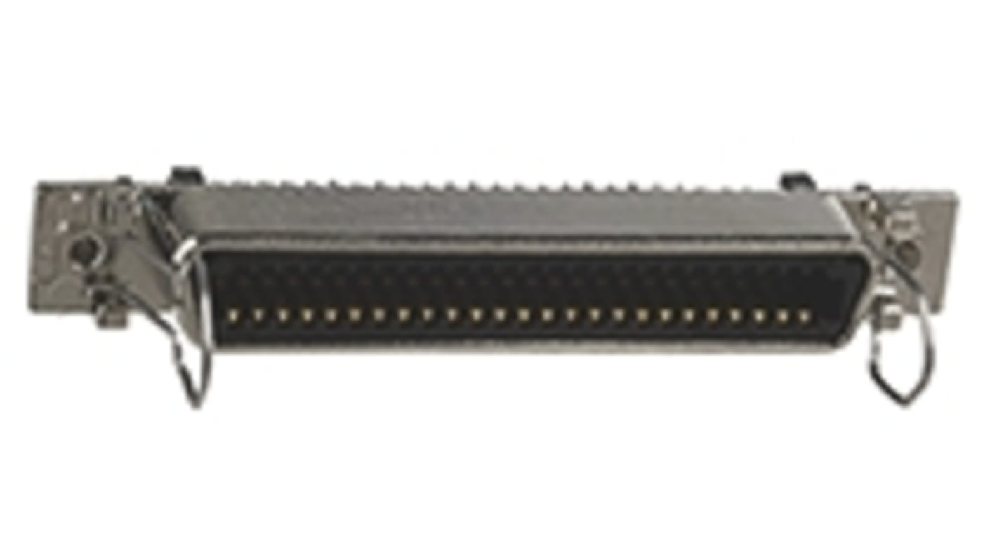 TE Connectivity SCSI csatlakozó 5554216 sorozat, 50 érintkező, Egyenes, NYÁK-ra szerelhető, távolság: 2.16mm,