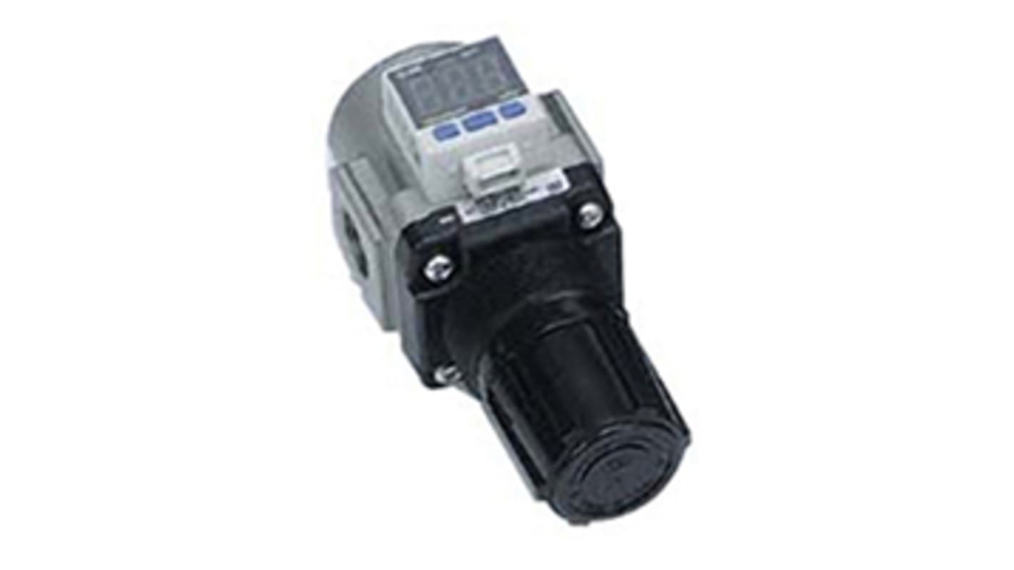 SMC M5 x 0.8 Pneumatic Regulator - 0.05MPa to 0.85MPa, M5, 1MPa max. input