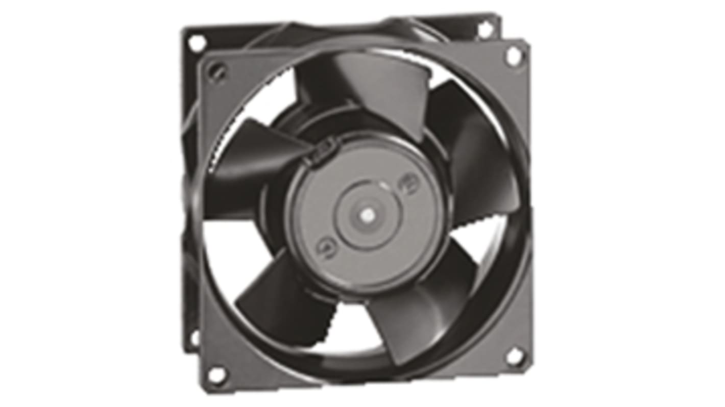 ebm-papst 3000 Series Axial Fan, 115 V ac, AC Operation, 89m³/h, 11W, 92 x 92 x 38mm