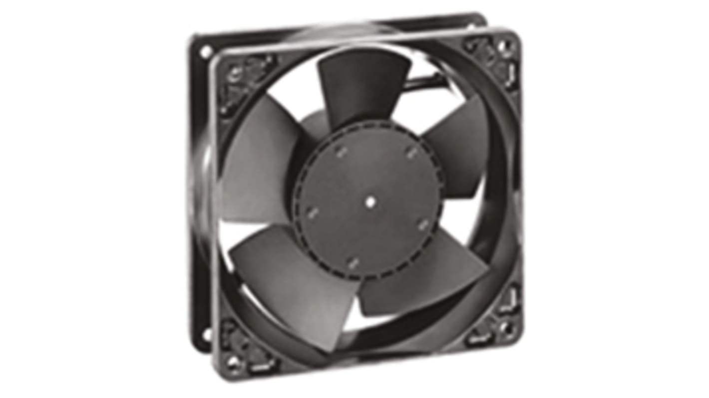 ebm-papst 4100 N Series Axial Fan, 12 V dc, DC Operation, 180m³/h, 4.9W, 119 x 119 x 38mm