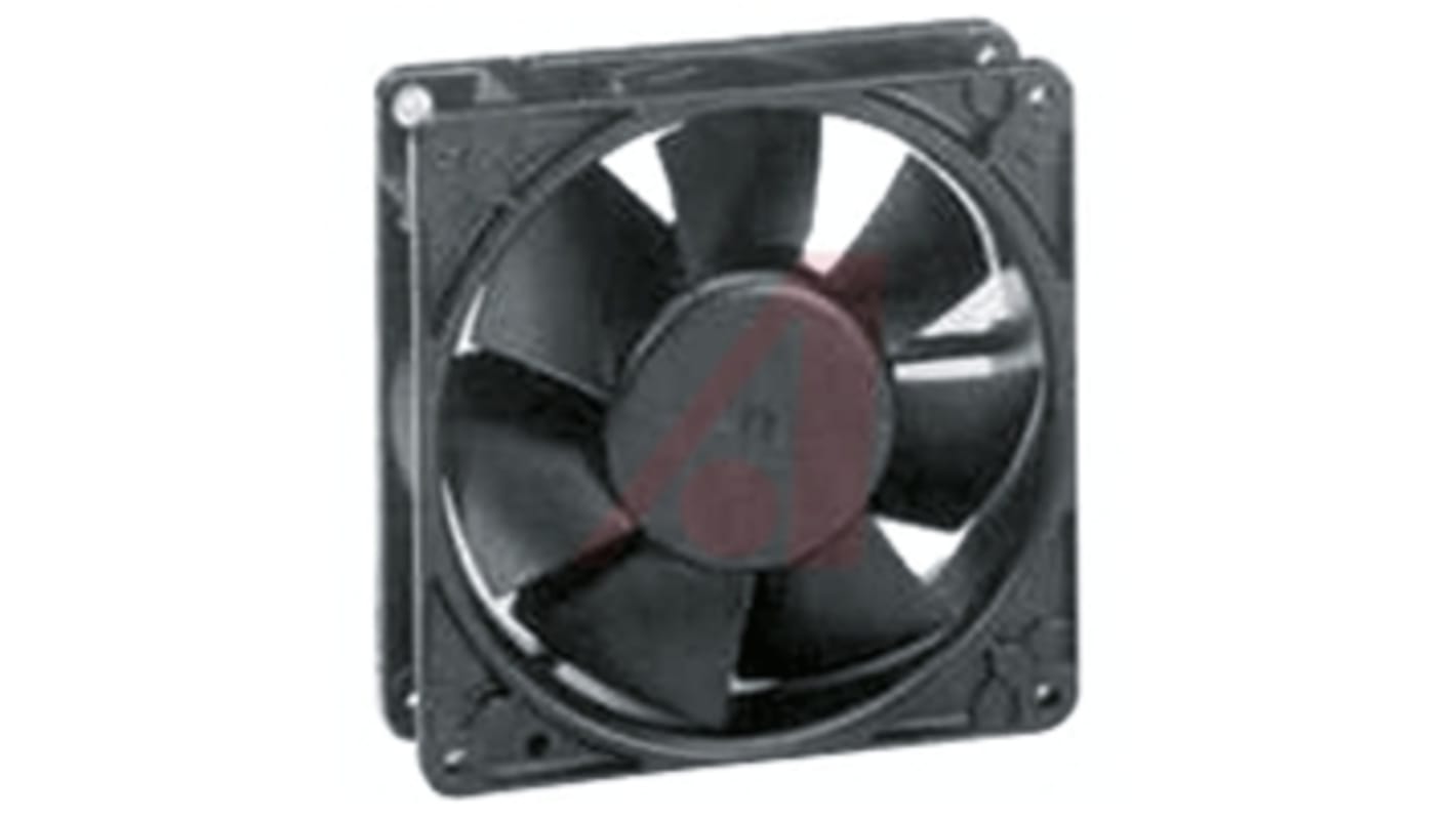 ebm-papst W2G115 Series Axial Fan, 12 V dc, DC Operation, 200m³/h, 4.5W, 375mA Max, 127 x 127 x 38mm