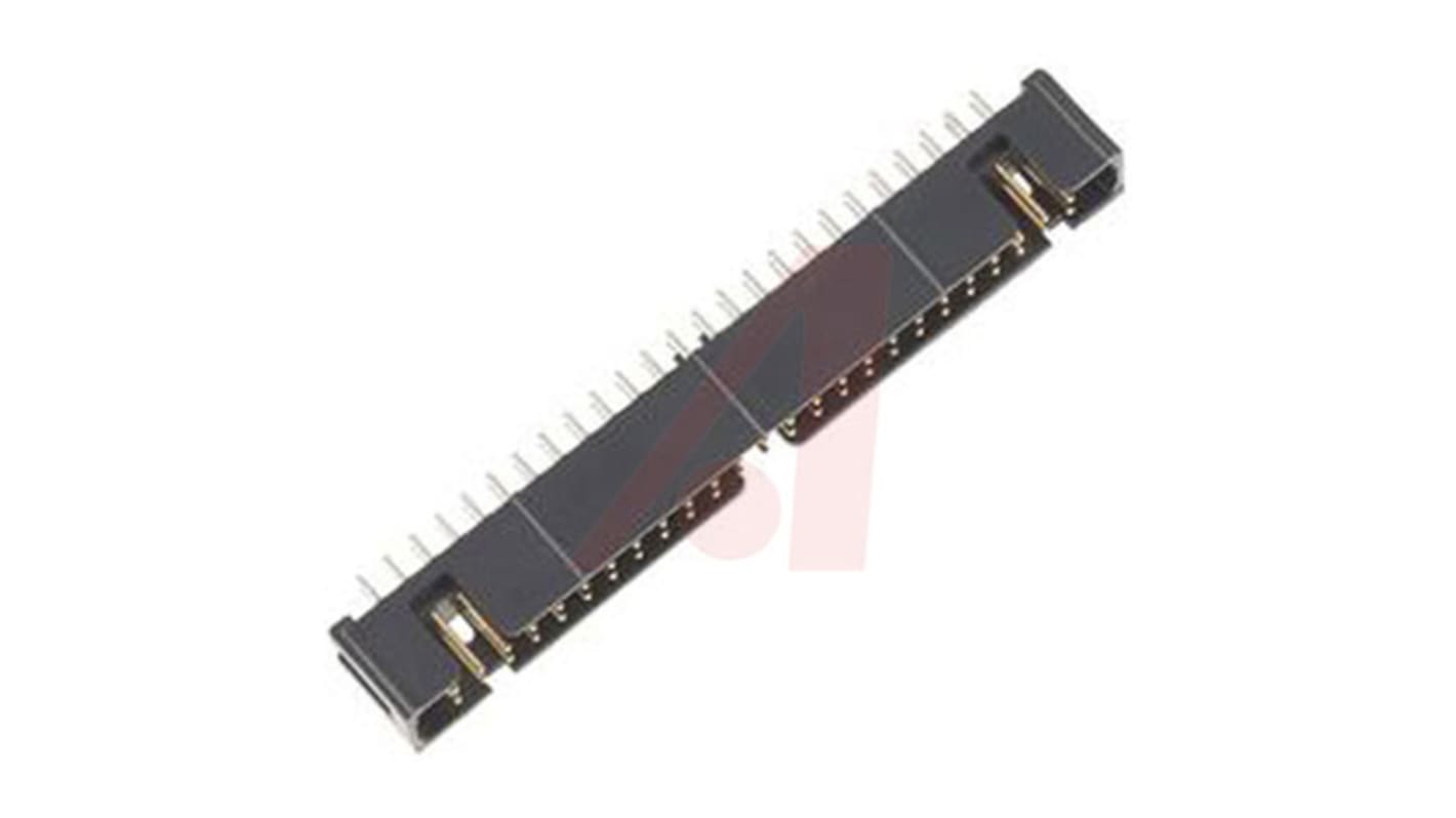 3M D2500 Series Straight Through Hole PCB Header, 20 Contact(s), 2.54mm Pitch, 2 Row(s), Shrouded