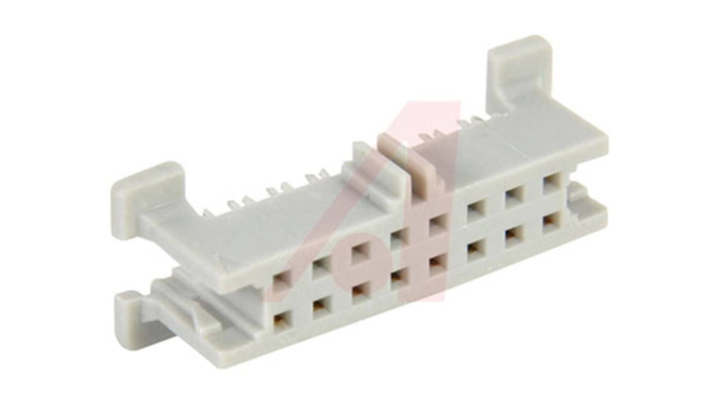 3M 16-Way IDC Connector Socket for Cable Mount, 2-Row