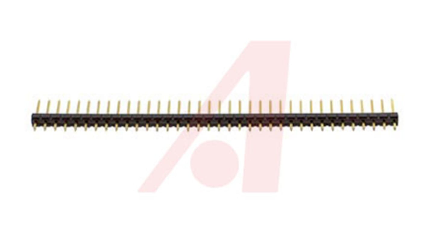 3M 929 Series Straight Through Hole Pin Header, 36 Contact(s), 2.54mm Pitch, 1 Row(s), Unshrouded
