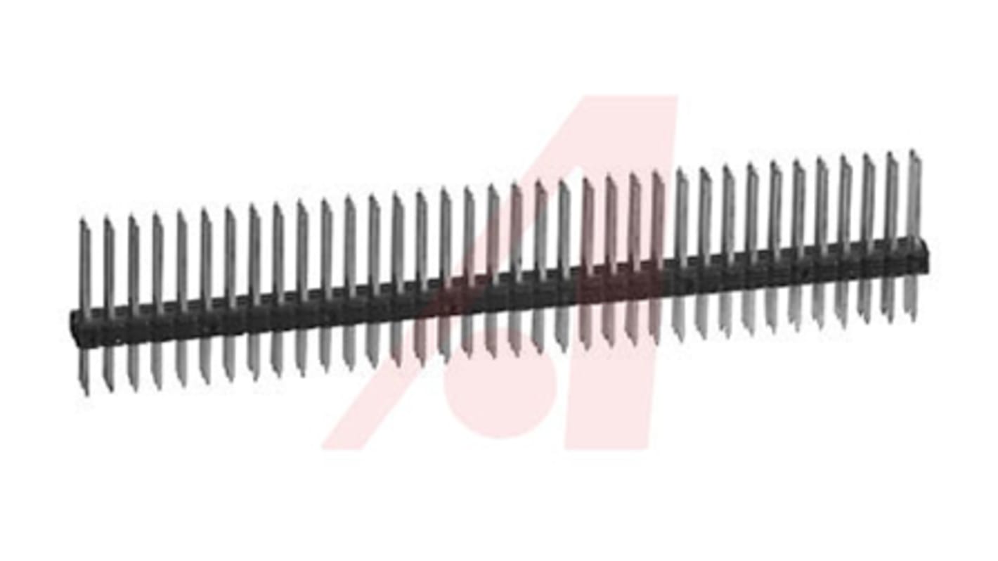 3M 929 Series Straight Through Hole Pin Header, 72 Contact(s), 2.54mm Pitch, 2 Row(s), Unshrouded