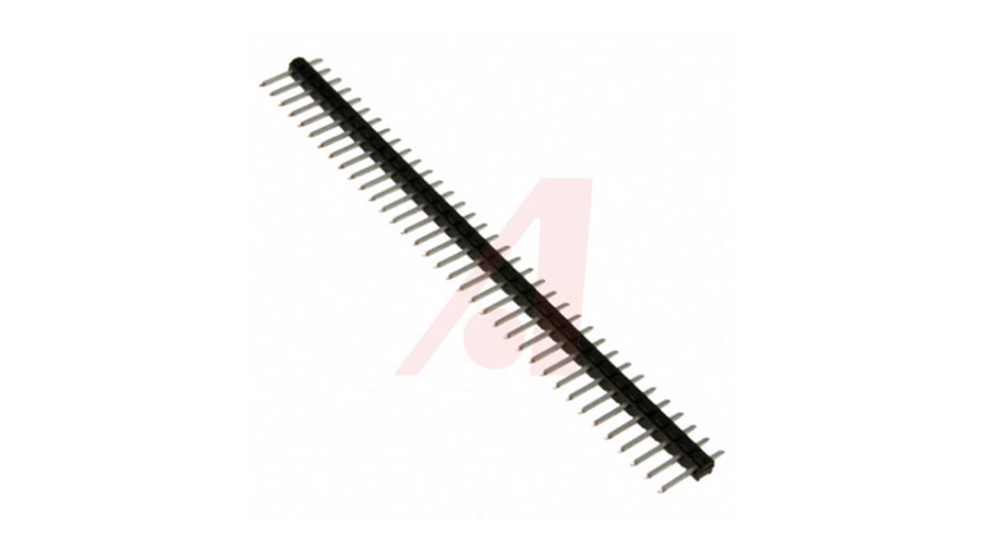 3M 929 Series Straight Through Hole Pin Header, 36 Contact(s), 2.54mm Pitch, 1 Row(s), Unshrouded