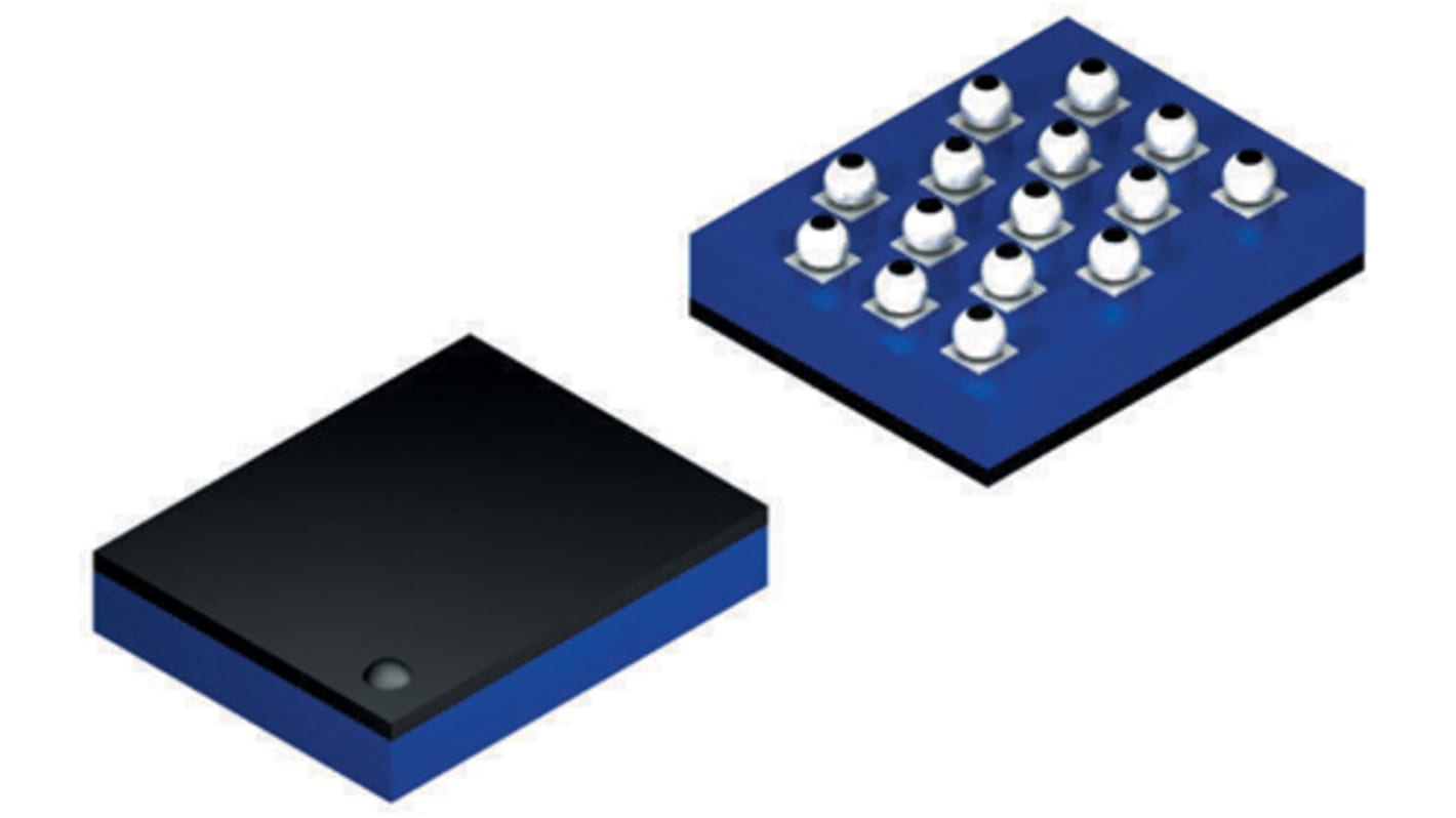 Indicatore di carica, Da 2,8 a 4,5 V., 5mA, DSBGA, 15 pin