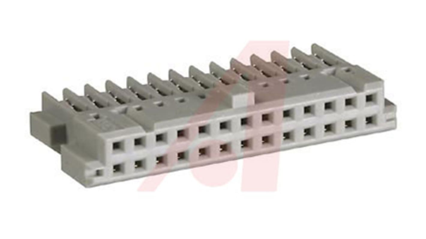 3M 26-Way IDC Connector Socket for Cable Mount, 2-Row