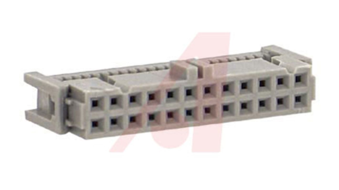3M 24-Way IDC Connector Socket for Cable Mount, 2-Row
