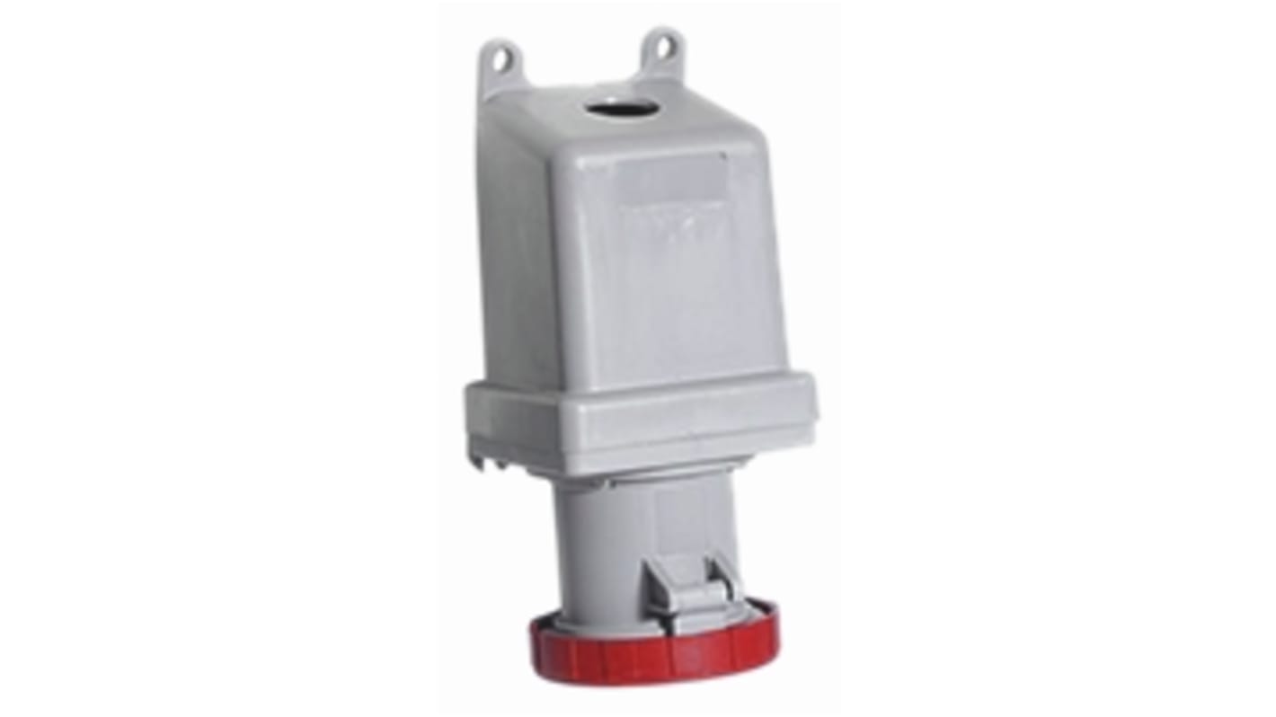 ABB, Tough & Safe IP67 Red Panel Mount 3P + N + E Industrial Power Socket, Rated At 125A, 415 V