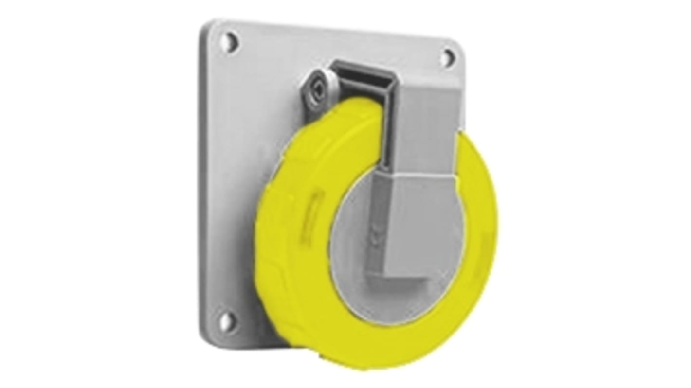 Connettore di alimentazione industriale Amphenol Industrial CMA Femmina, 2P + E, 16A, Montaggio a pannello
