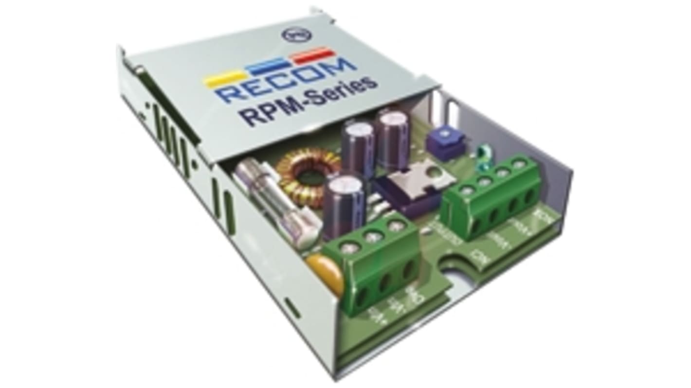 Recom RPMD30 EW DC-DC Converter, 5V dc/, 18 → 75 V dc Input, 30W, DIN Rail Mount