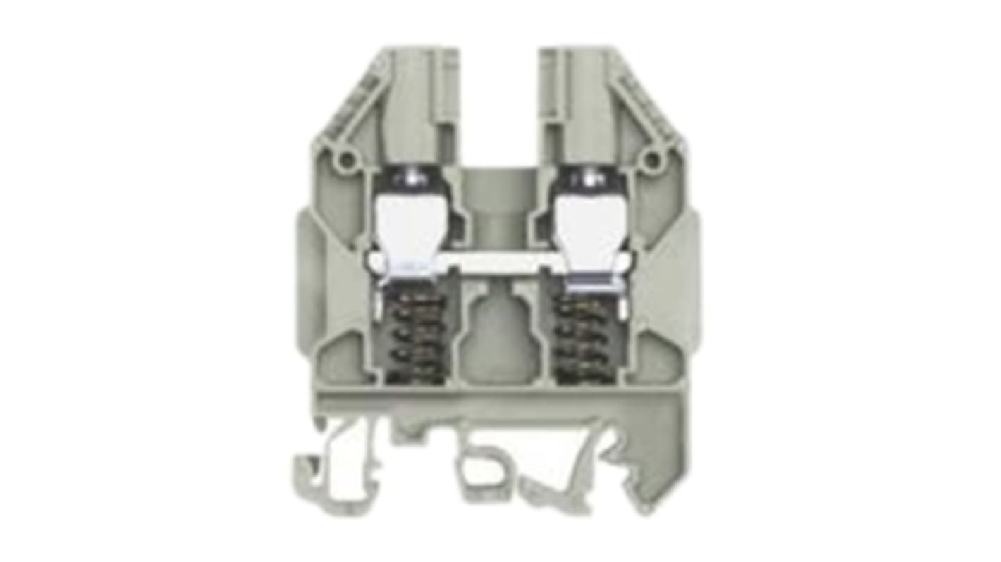 Morsettiera per guida DIN Wieland, Grigio, livello Singolo, 57A
