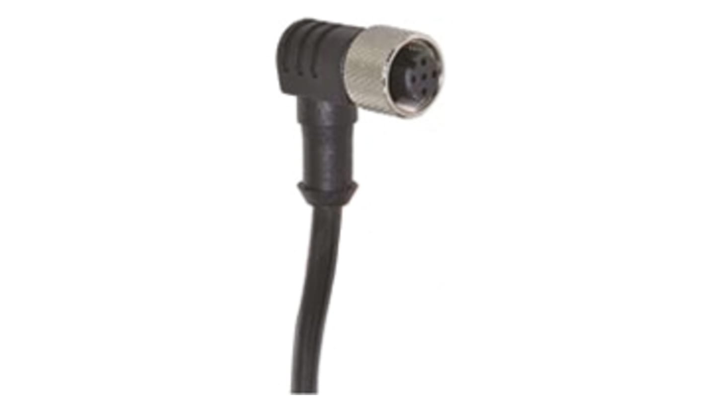 Cable de conexión Banner, con. A M12 Hembra, 4 polos, con. B Sin terminación, cod.: A, long. 5m, 250 V, 4 A, IP67