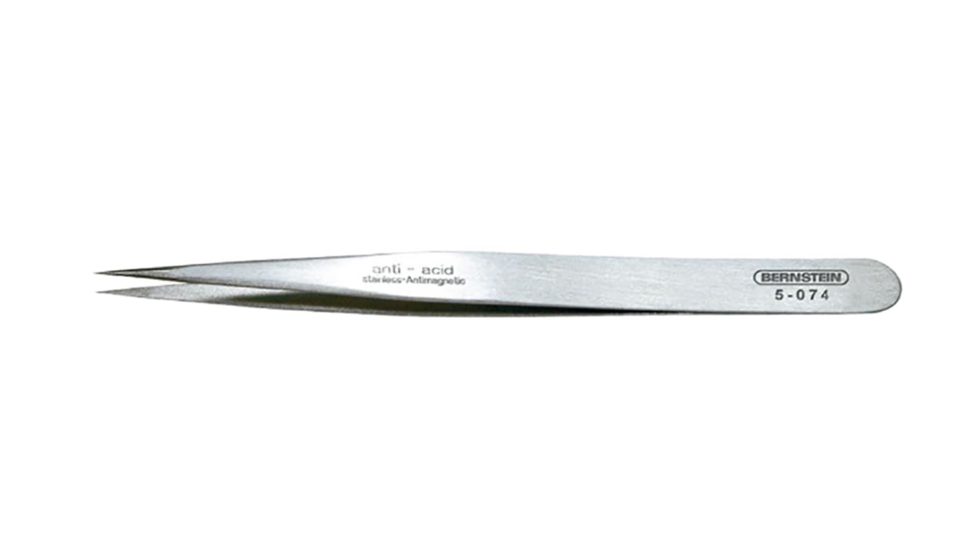 Pinza, Bernstein, , Antimagnético, Acero Inoxidable, , Resistente a Adhesión de Soldadura