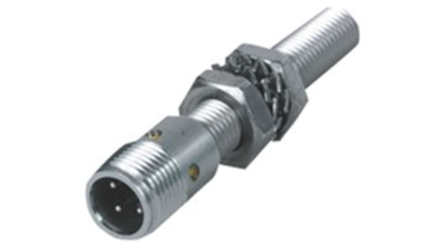 Turck Inductive Barrel-Style Proximity Sensor, M12 x 1, 4 mm Detection, 10 → 55 V dc, IP67