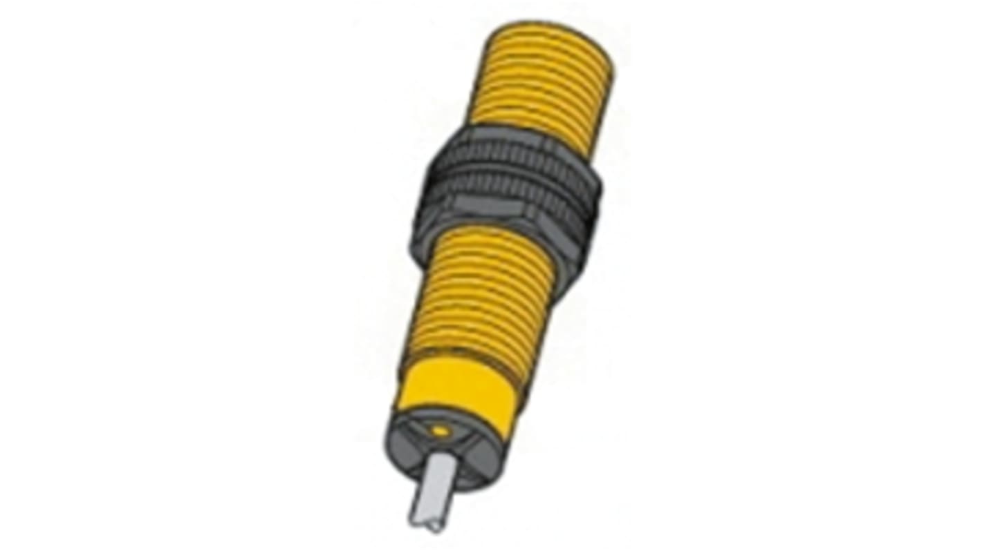 Turck Inductive Barrel-Style Proximity Sensor, M18 x 1, 12 mm Detection, PNP Output, 10 → 30 V dc, IP68