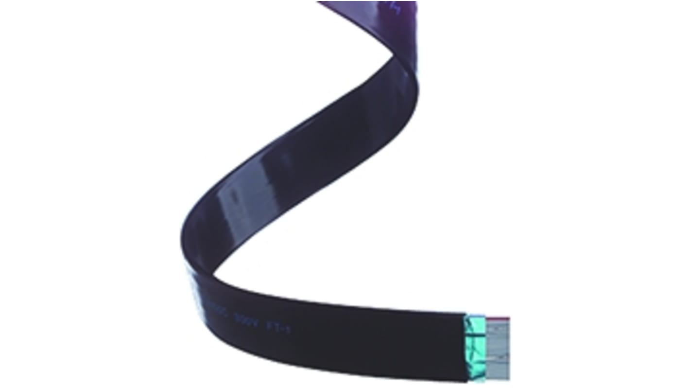 Amphenol Communications Solutions Spectra-Strip Series Ribbon Cable, 20-Way, 1.27mm Pitch