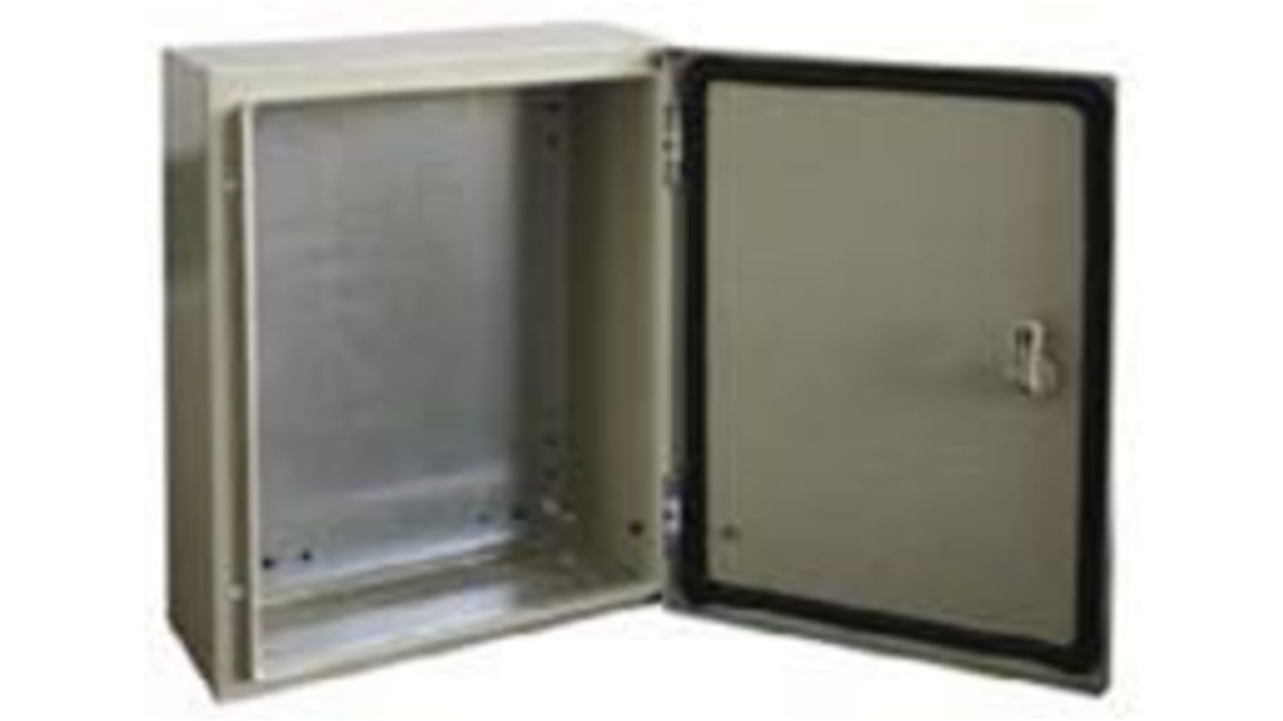 Contenitore a parete RS PRO in Acciaio 600 x 700 x 200mm, col. RAL 7032, IP66