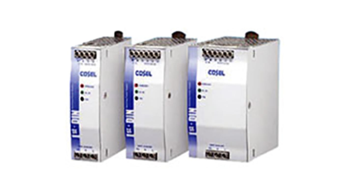 Cosel 开关模式导轨电源, 24V 直流 3.8A输出, 90W, 85 → 264V 交流输入, 单相, KHEA90F系列