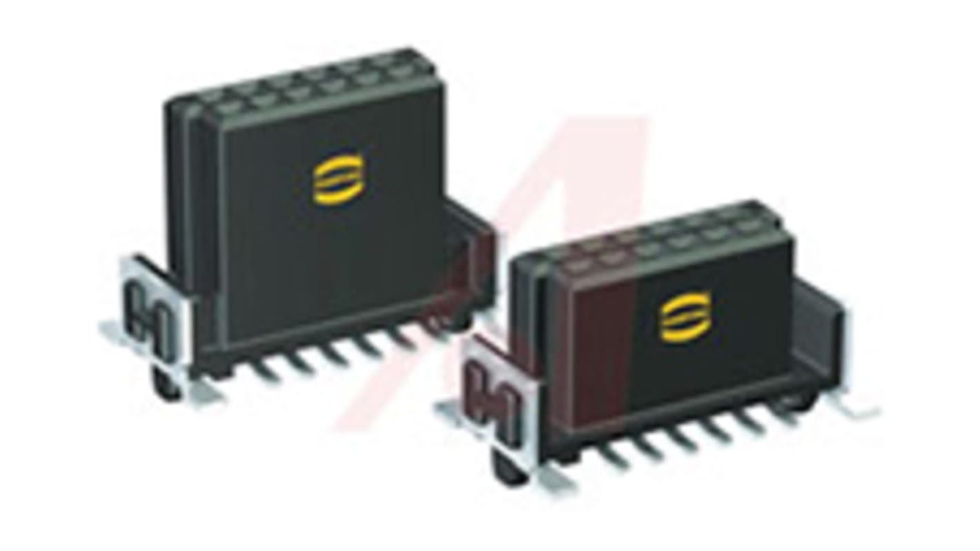HARTING Har-Flex Series Straight Surface Mount PCB Socket, 40-Contact, 2-Row, 1.27mm Pitch, Solder Termination