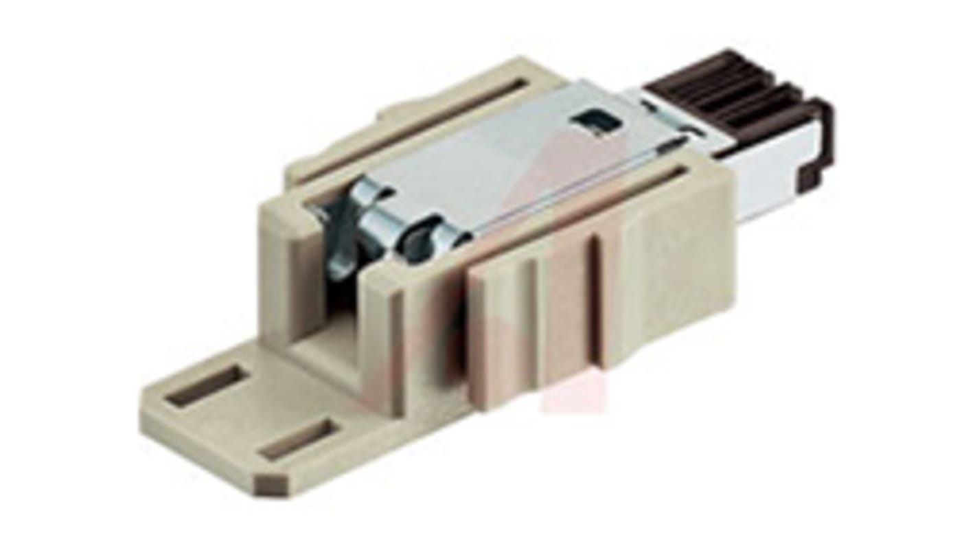 HARTING Han-Modular Series Male RJ45 Connector, Surface Mount, Cat5 Straight 4 -Way