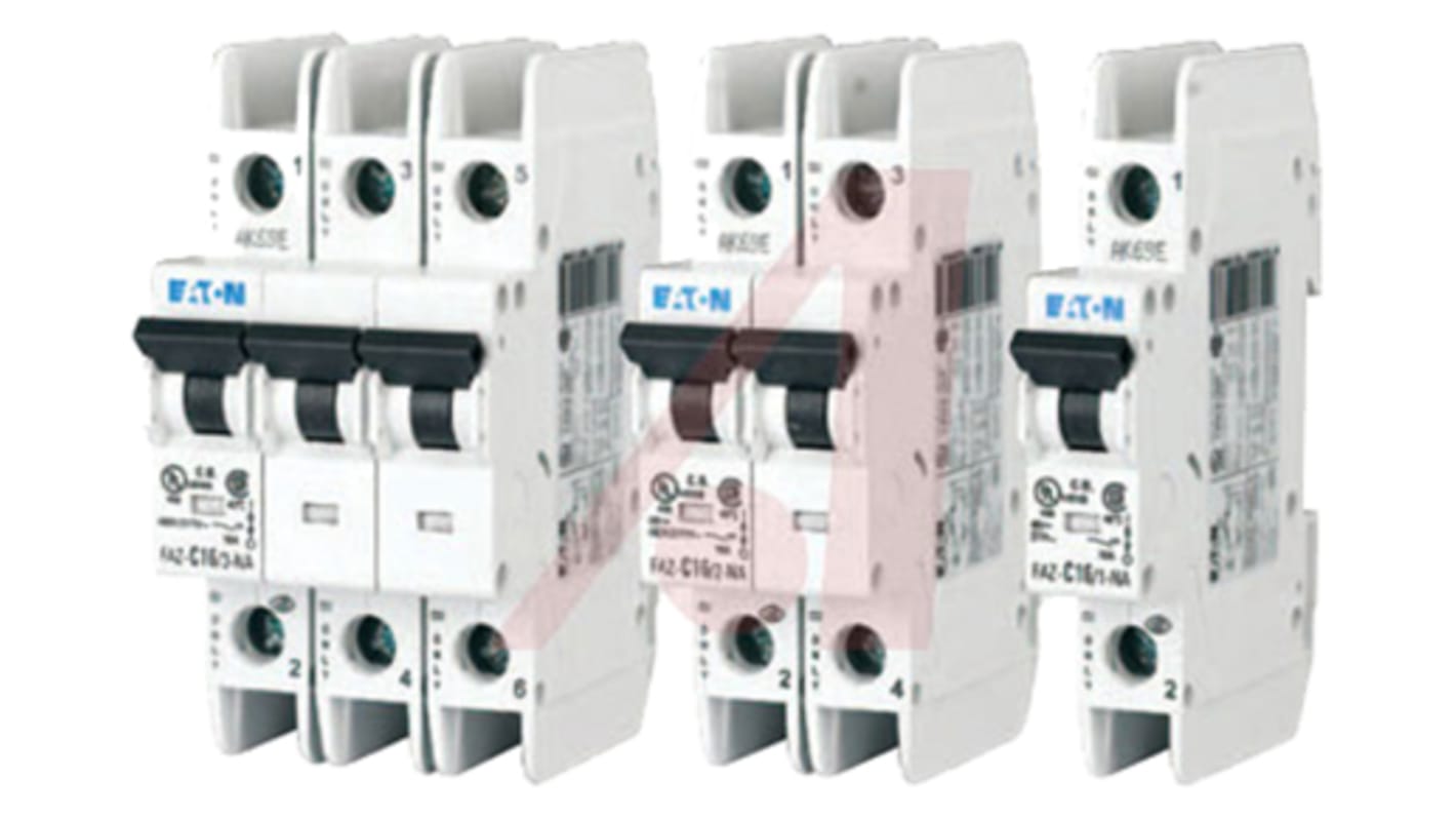 Eaton xEffect FAZ MCB Mini Circuit Breaker3P, 15A Curve C, 240 → 415V AC, 10 kA Breaking Capacity