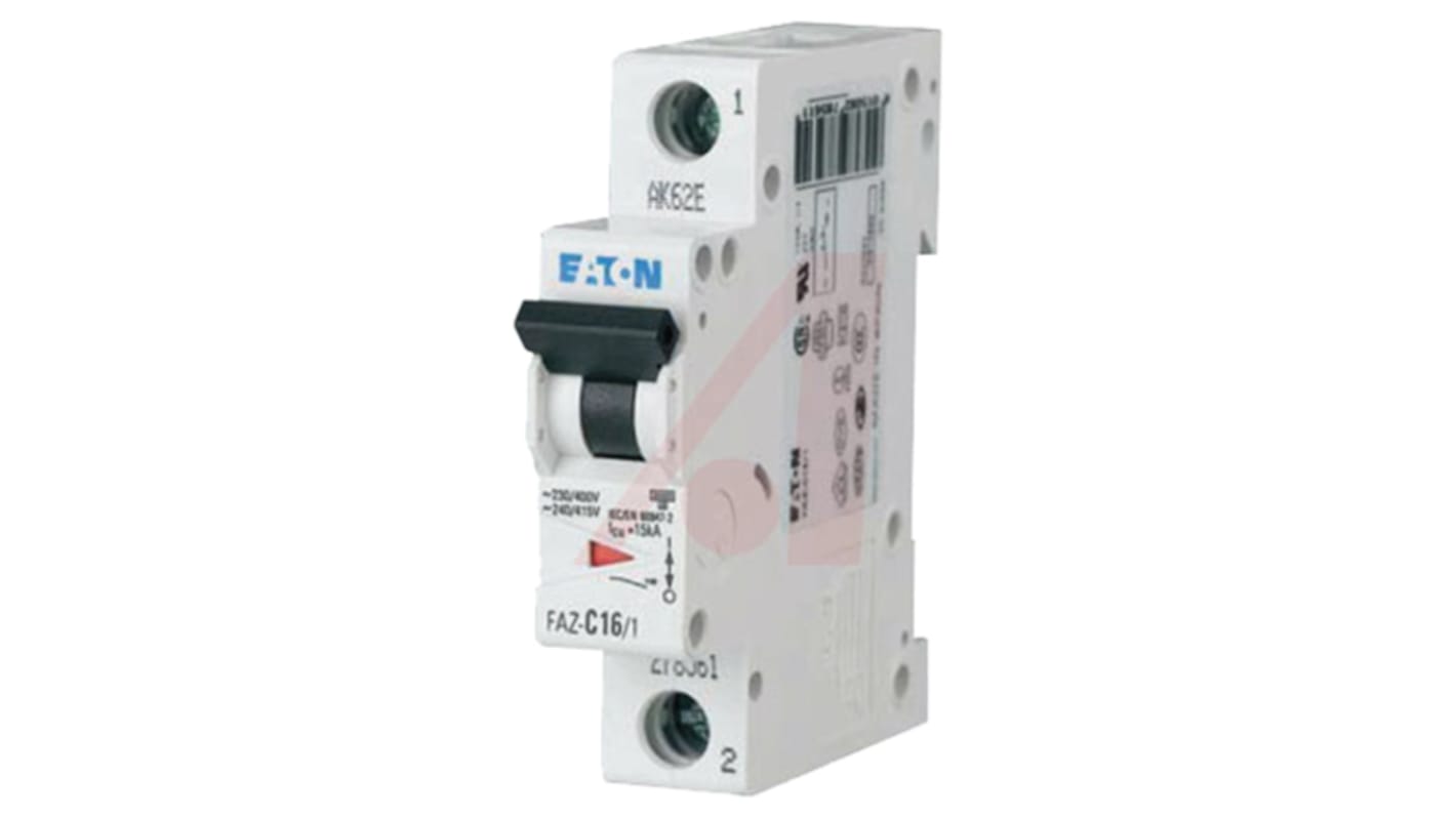 Eaton xEffect MCB, 1P, 500mA Curve D, 240V AC, 48V DC, 10 kA Breaking Capacity